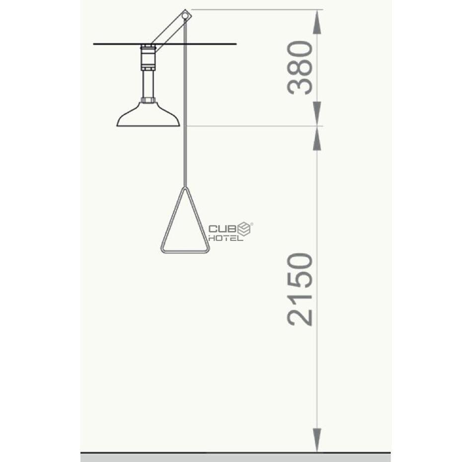 Emergency Shower, Horizontal, With Manual